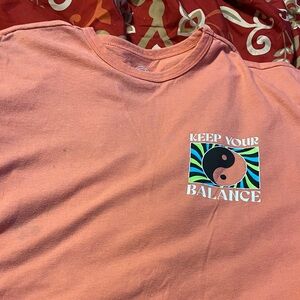 Peach Graphic T-Shirt